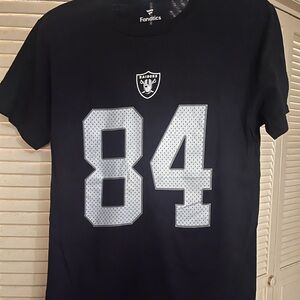 NWOT Oakland Raiders Antonio Brown 84 Fanatics Tee Shirt